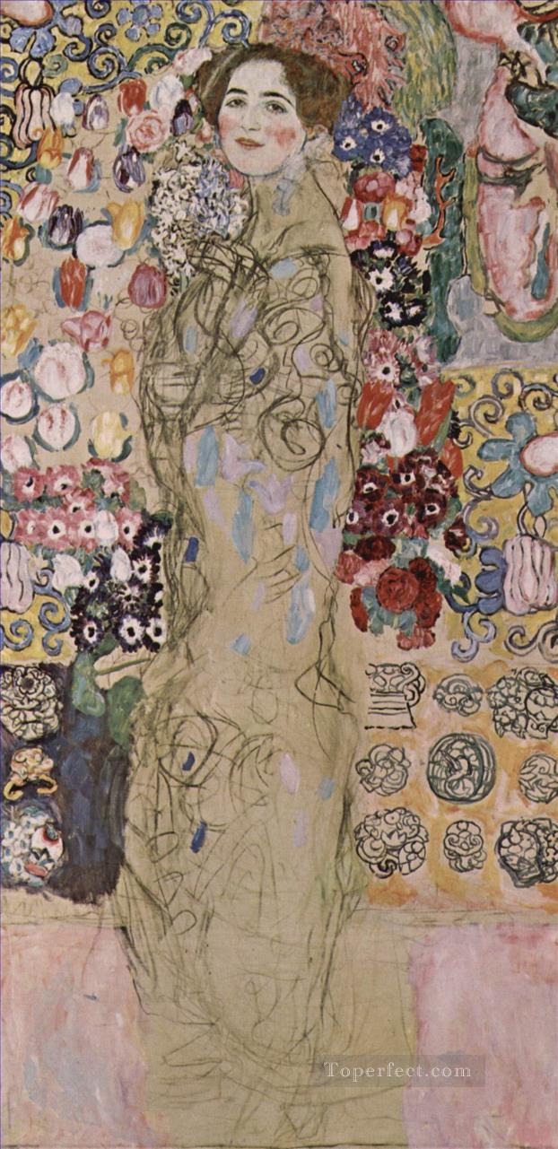 ムンクの象徴性の肖像 グスタフ・クリムト油絵